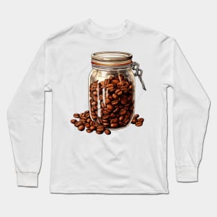 Coffee In Jar Long Sleeve T-Shirt
